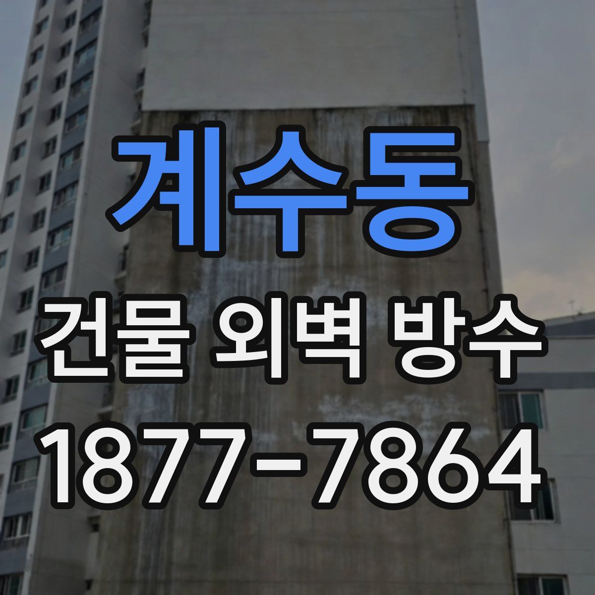 계수동 건물 외벽 방수
