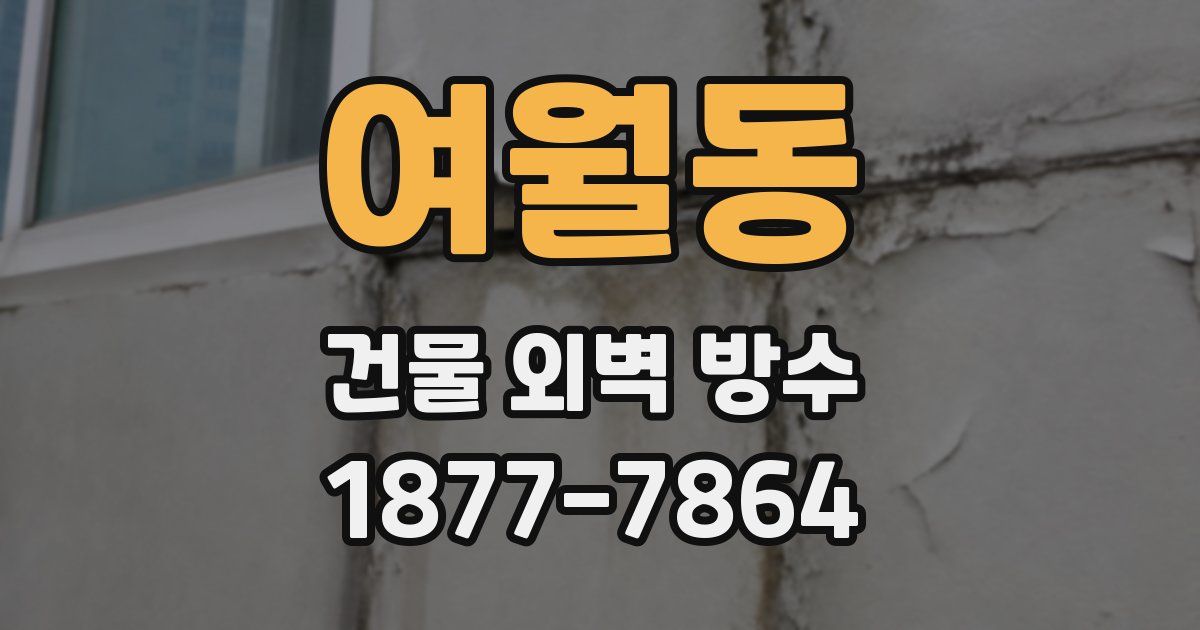 여월동 건물 외벽 방수