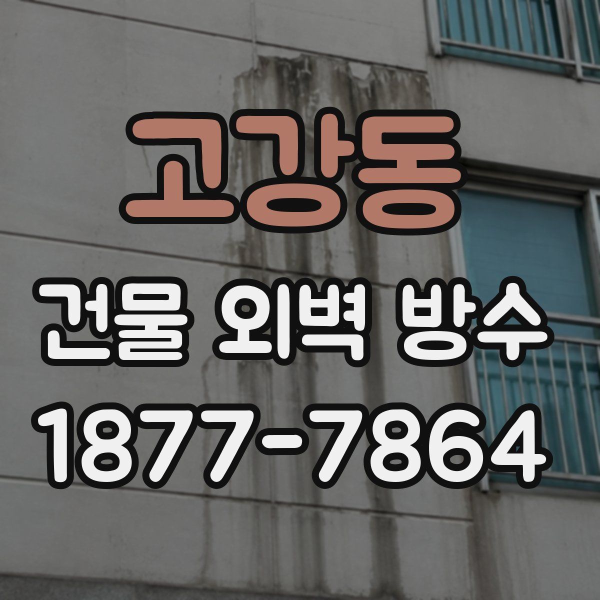 고강동 건물 외벽 방수