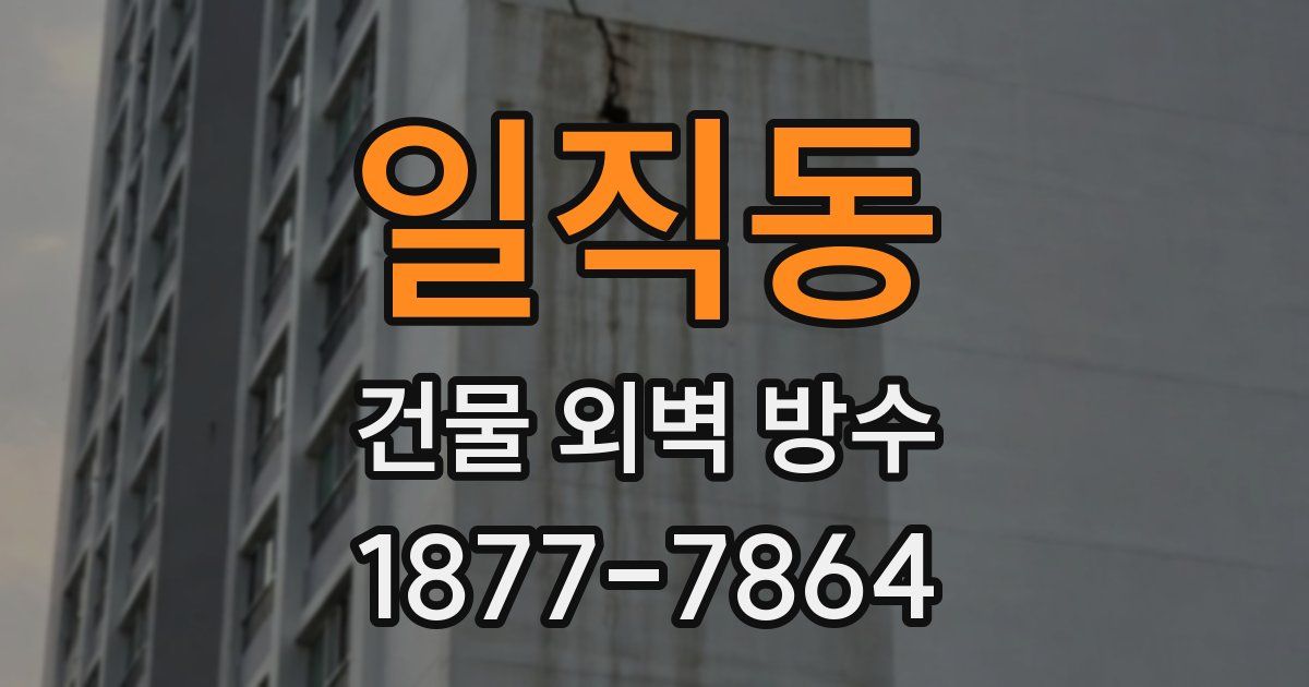 일직동 건물 외벽 방수