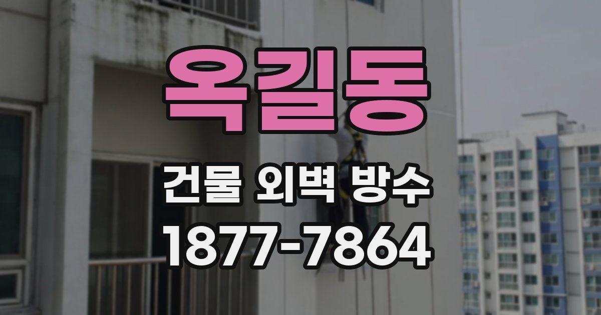 옥길동 건물 외벽 방수
