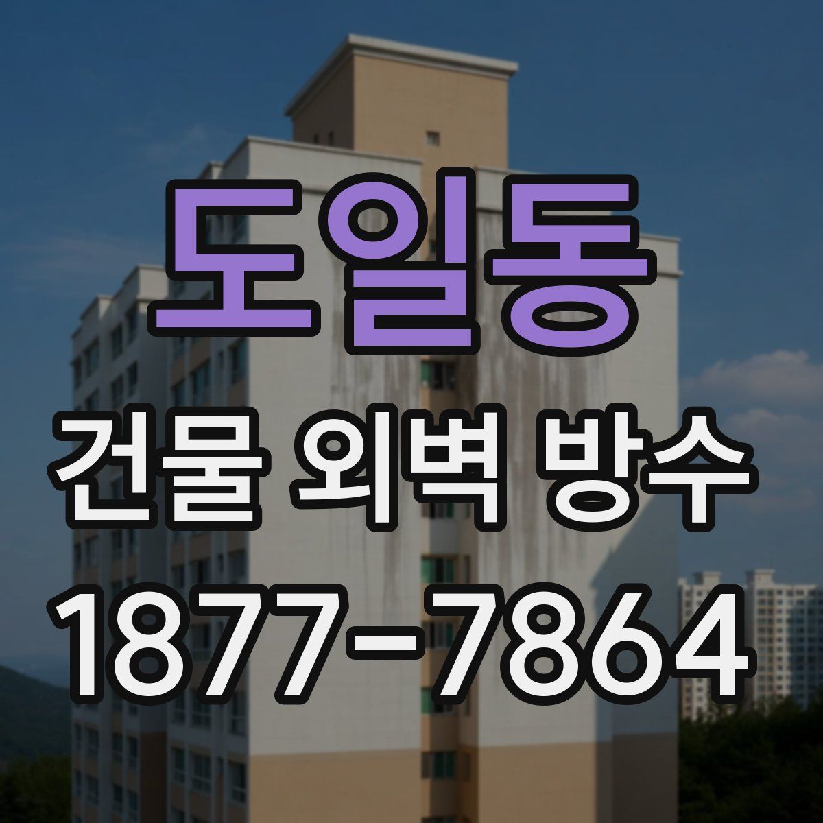 도일동 건물 외벽 방수