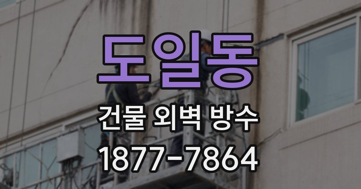 도일동 건물 외벽 방수