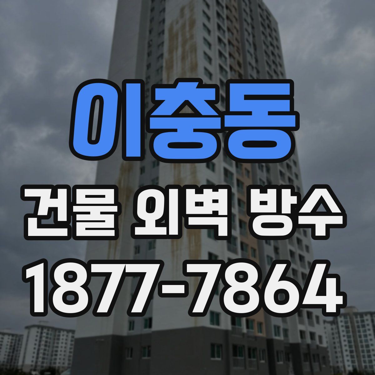 이충동 건물 외벽 방수