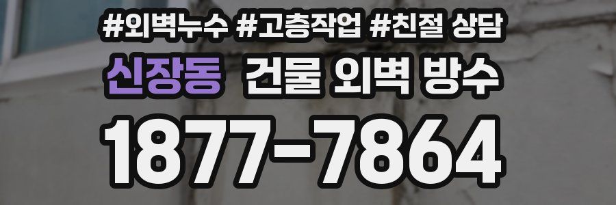 신장동 건물 외벽 방수