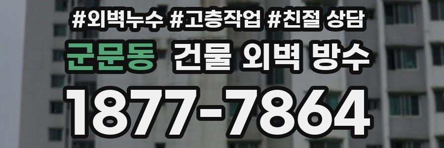 군문동 건물 외벽 방수