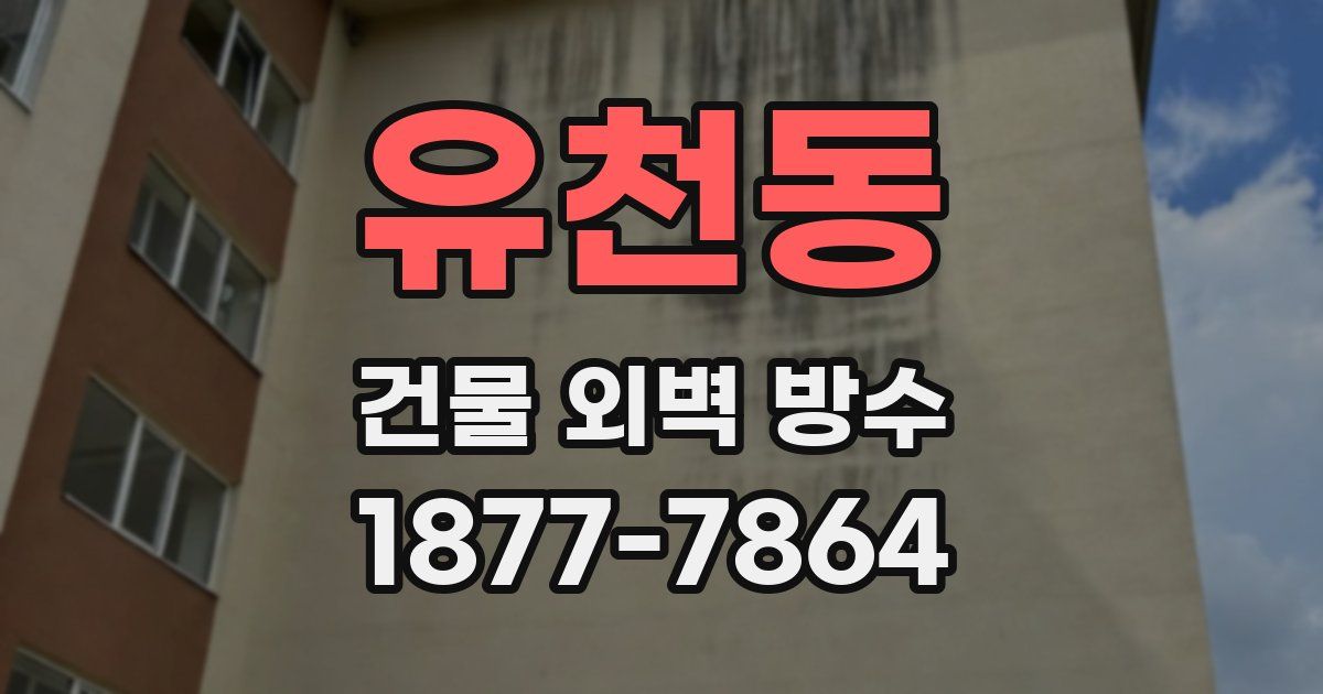 유천동 건물 외벽 방수