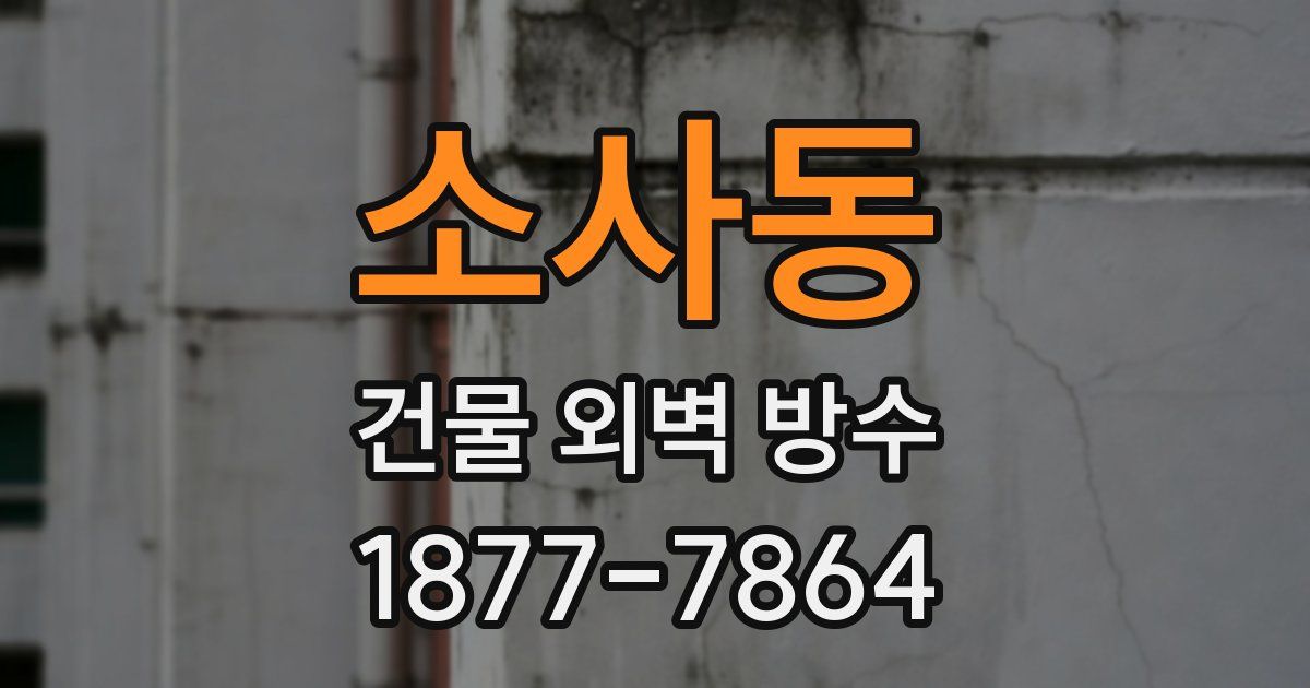 소사동 건물 외벽 방수
