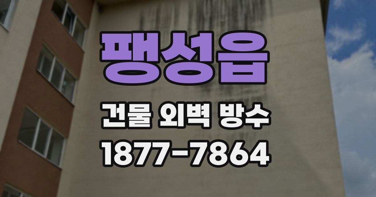팽성읍 건물 외벽 방수