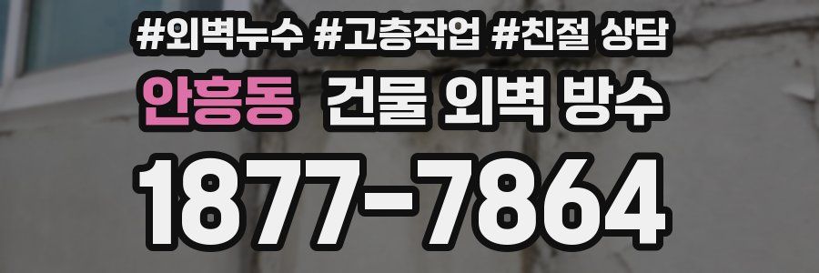 안흥동 건물 외벽 방수