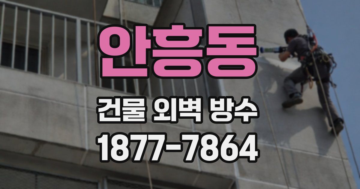 안흥동 건물 외벽 방수