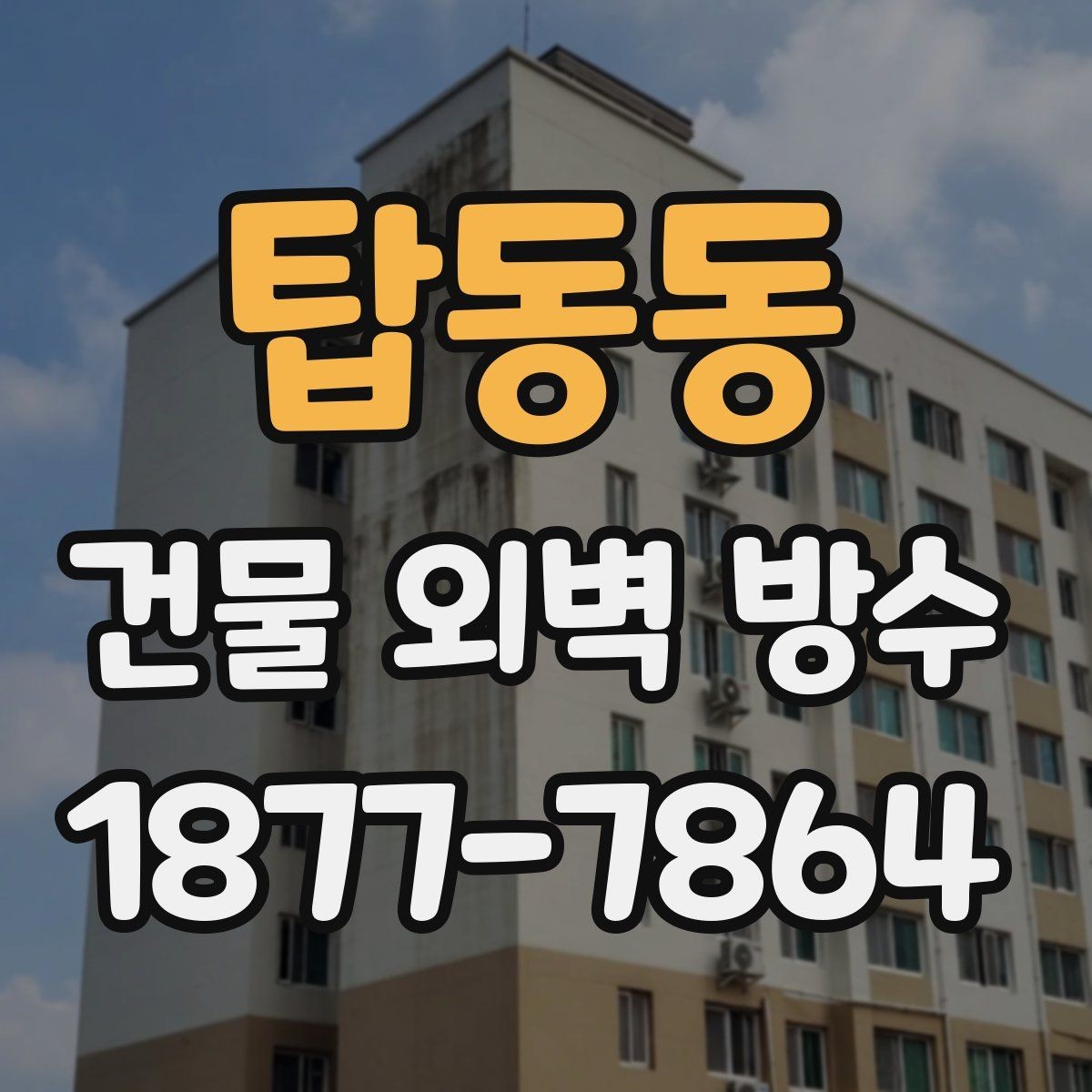 탑동동 건물 외벽 방수 업체 상담 후 비교해야 할 내용