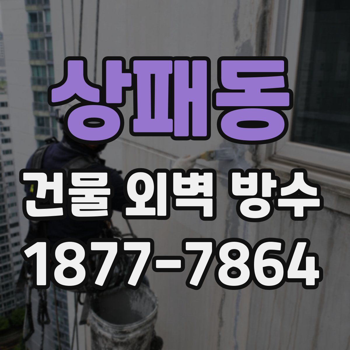 상패동 건물 외벽 방수
