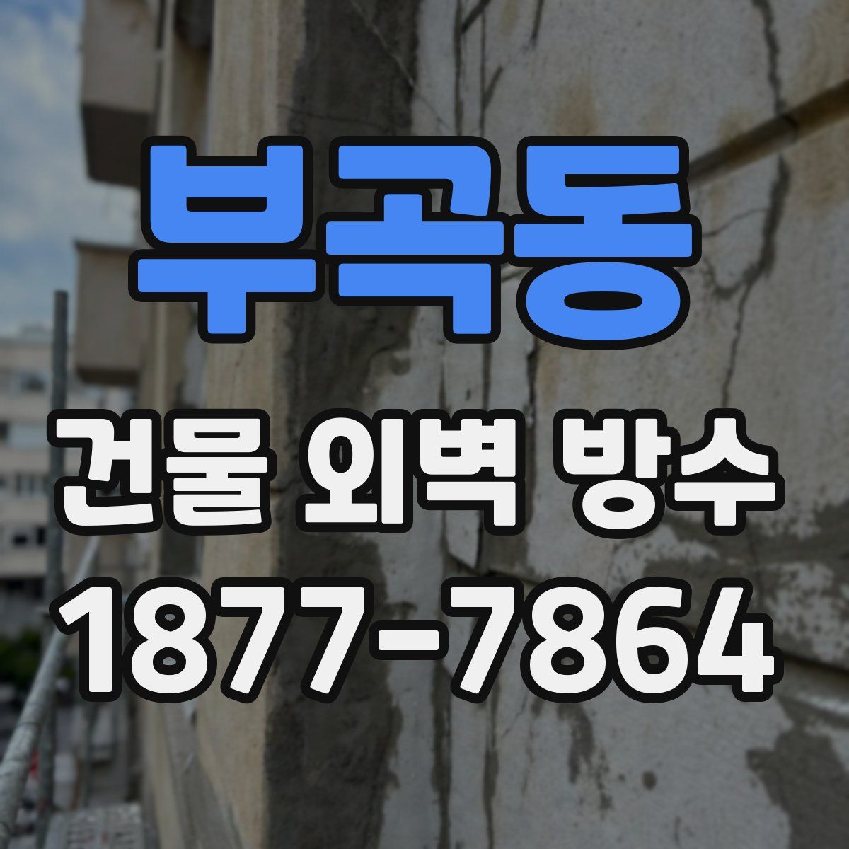 부곡동 건물 외벽 방수