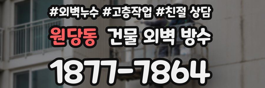 원당동 건물 외벽 방수