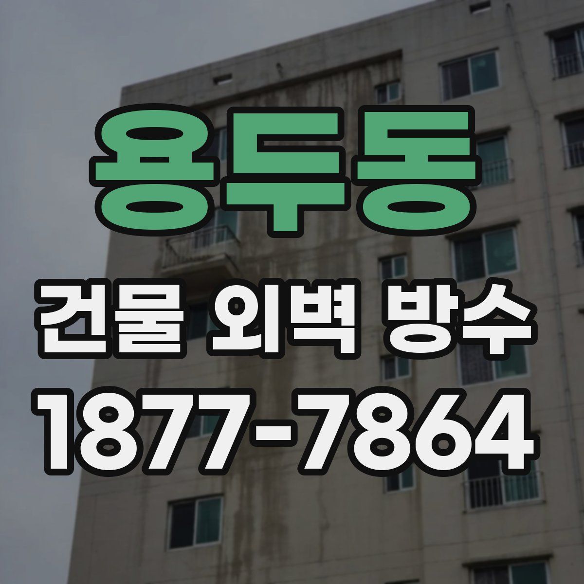 용두동 건물 외벽 방수
