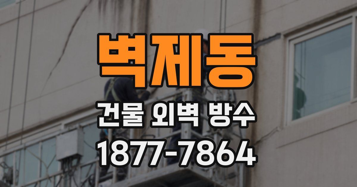 벽제동 건물 외벽 방수