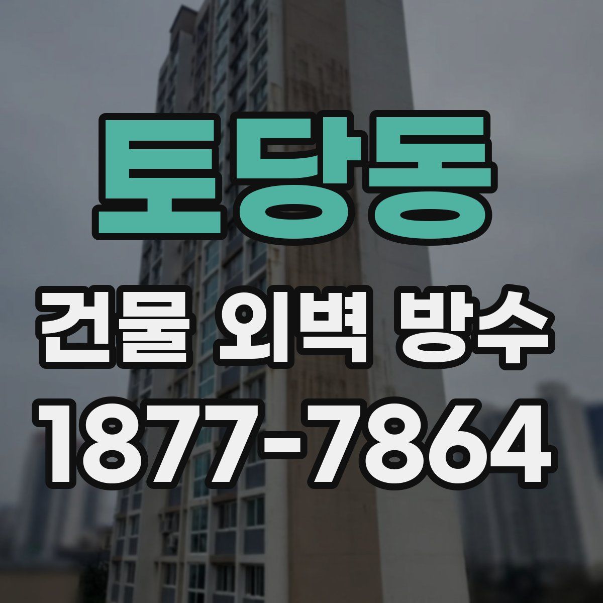 토당동 건물 외벽 방수