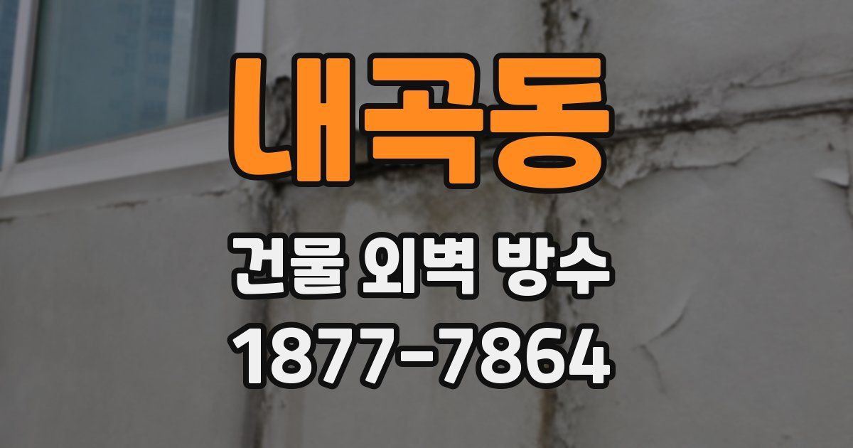 내곡동 건물 외벽 방수