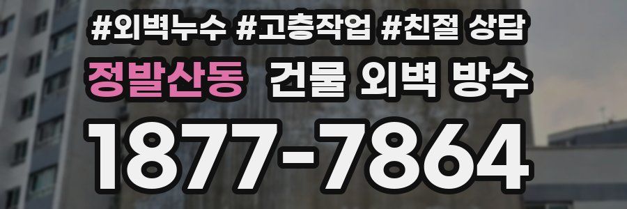 정발산동 건물 외벽 방수