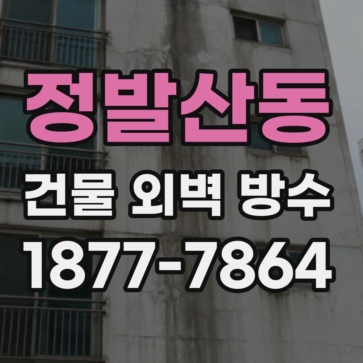 정발산동 건물 외벽 방수