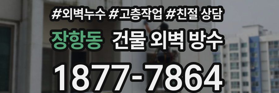 장항동 건물 외벽 방수