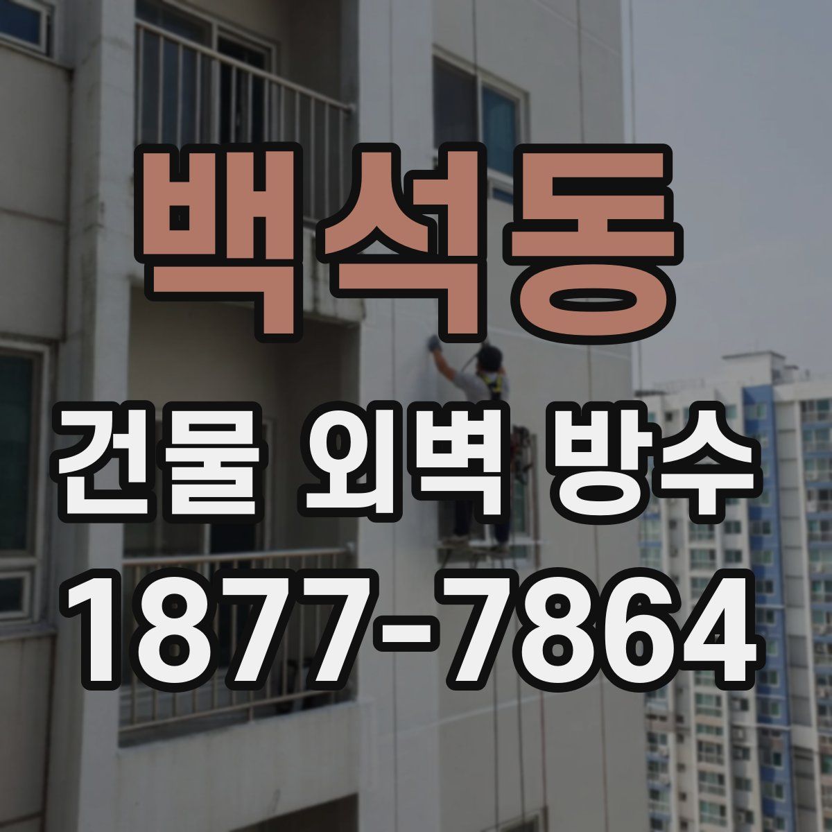 백석동 건물 외벽 방수