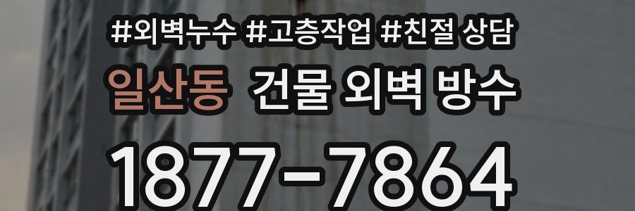 일산동 건물 외벽 방수