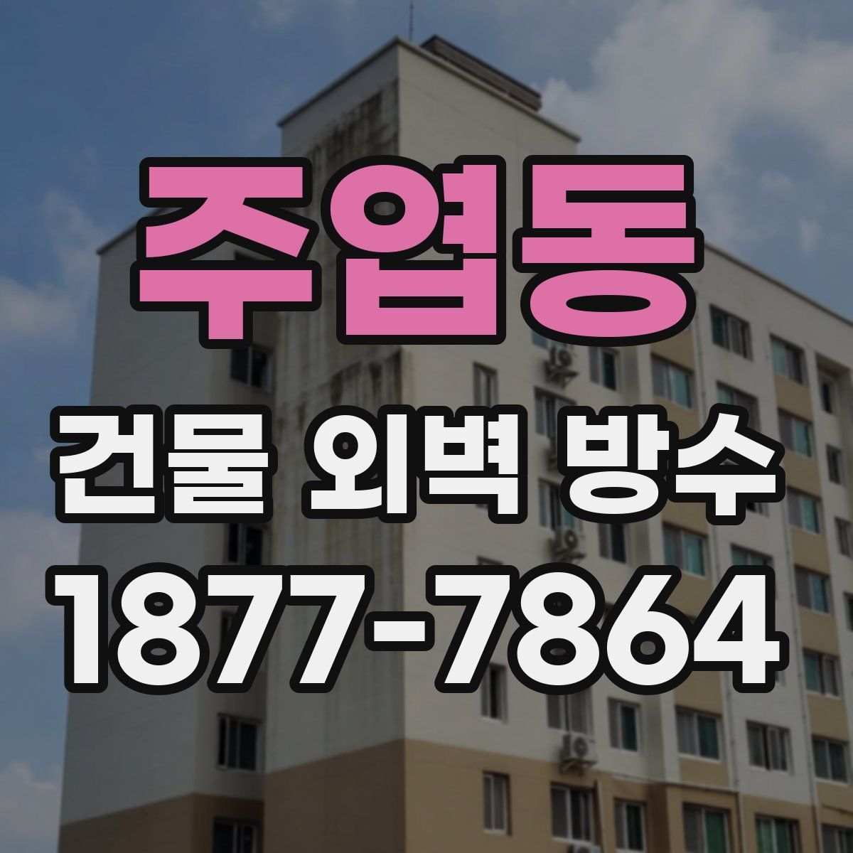 주엽동 건물 외벽 방수