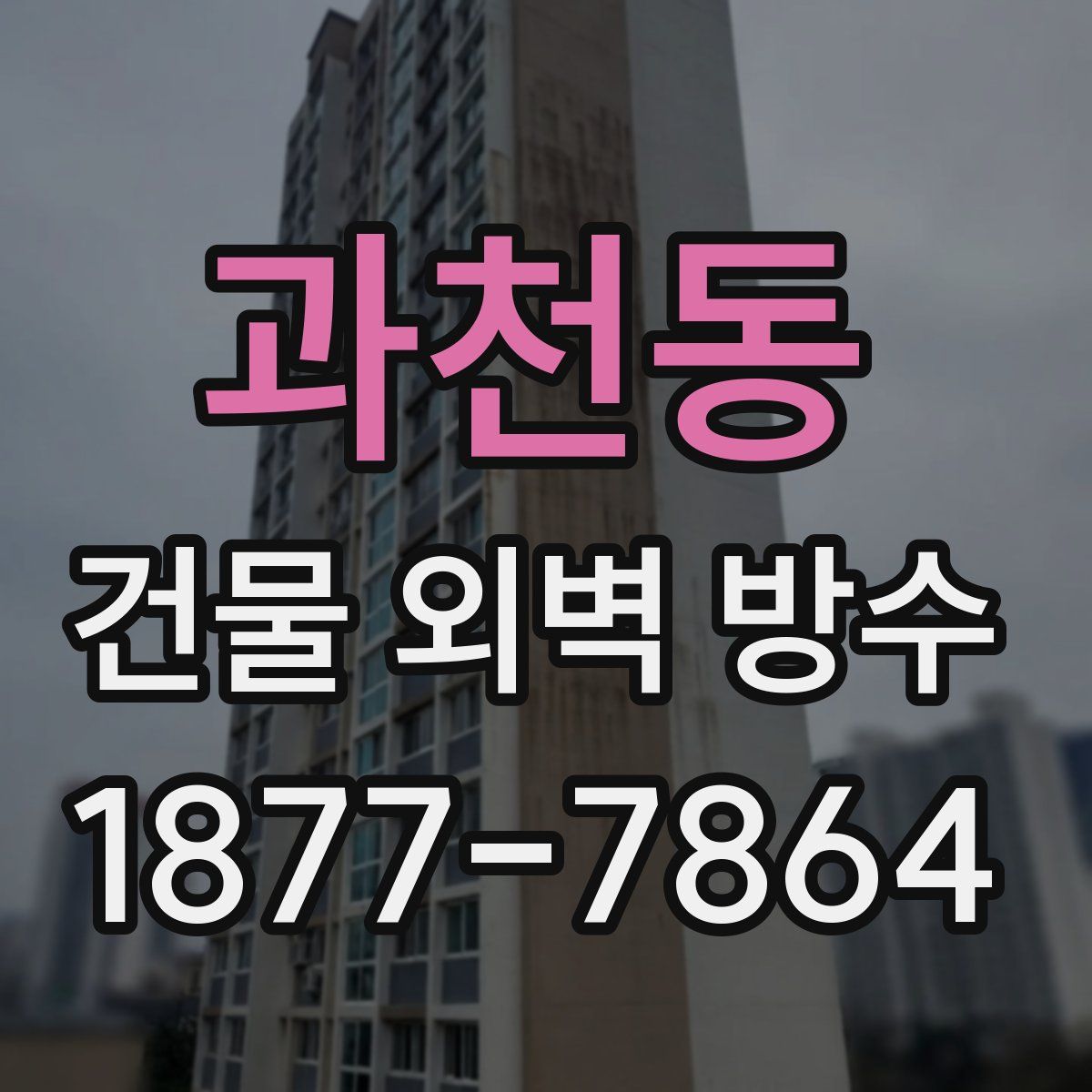 과천동 건물 외벽 방수