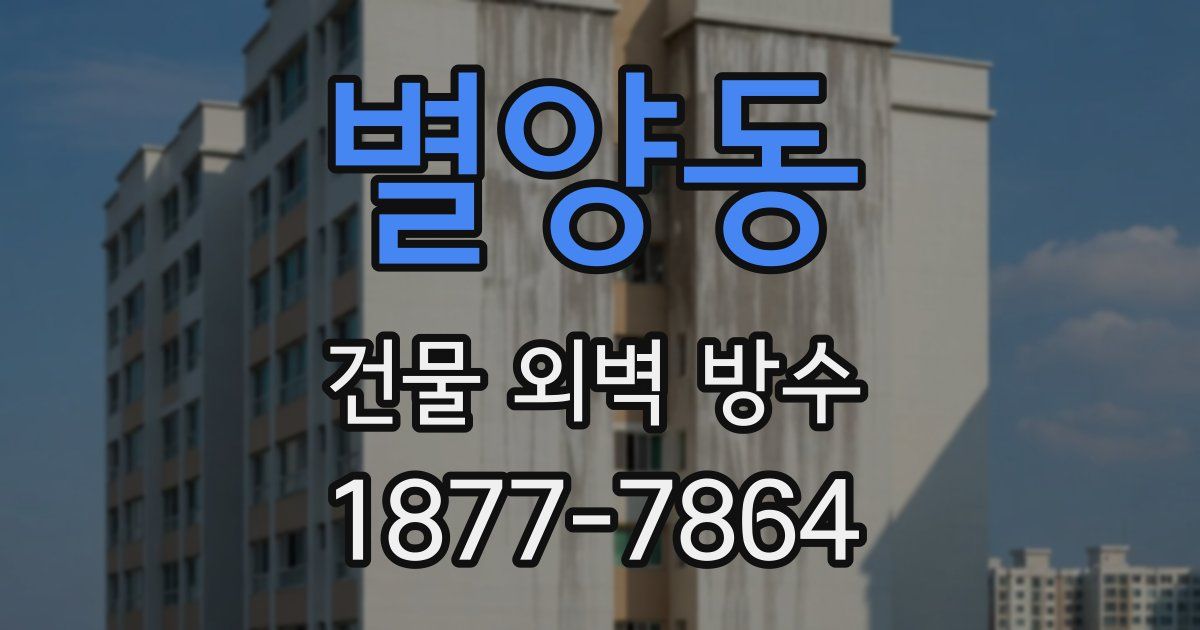 별양동 건물 외벽 방수