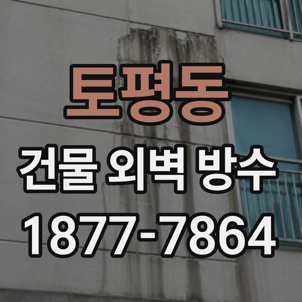 토평동 건물 외벽 방수