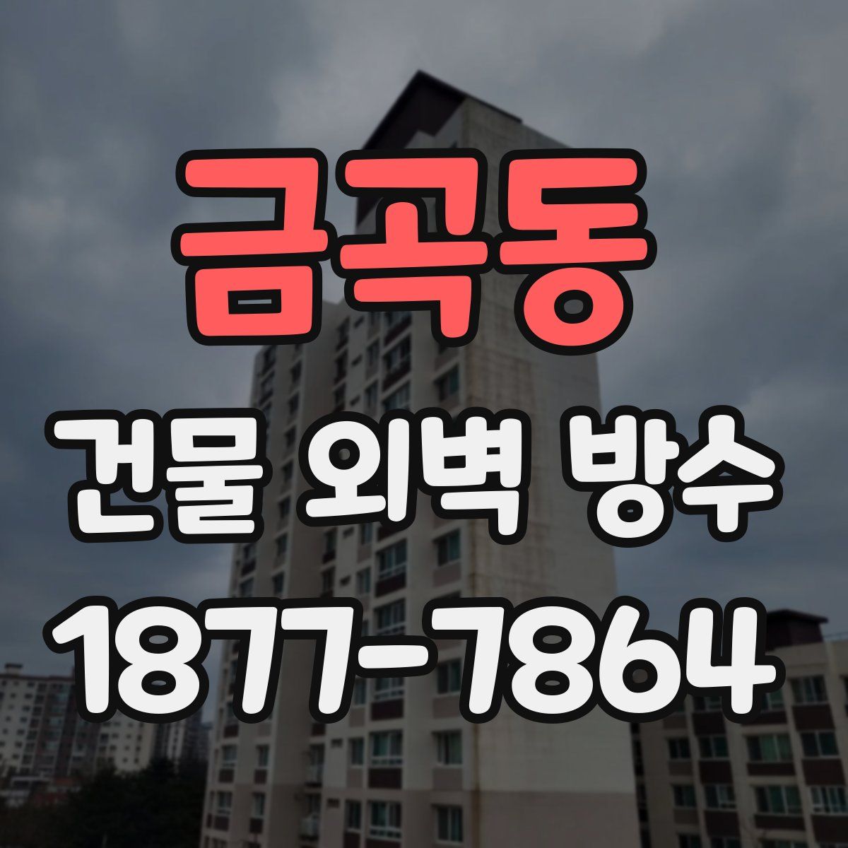 금곡동 건물 외벽 방수