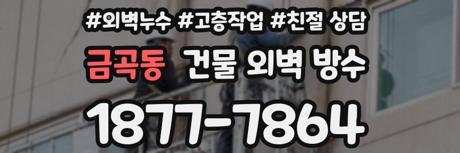 금곡동 건물 외벽 방수