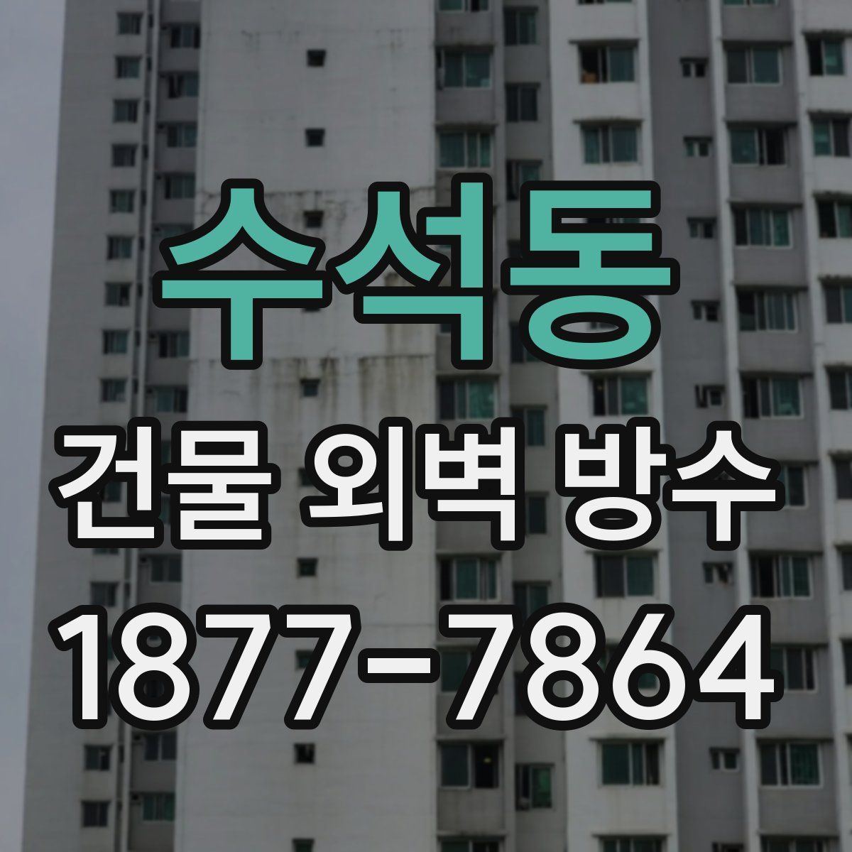 수석동 건물 외벽 방수