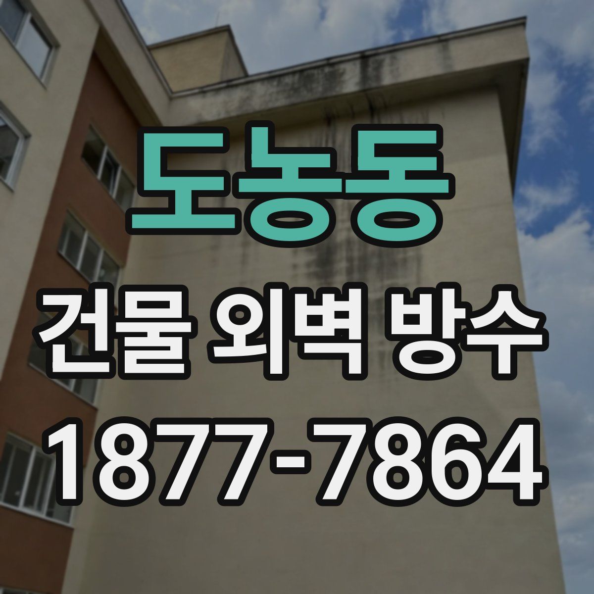 도농동 건물 외벽 방수