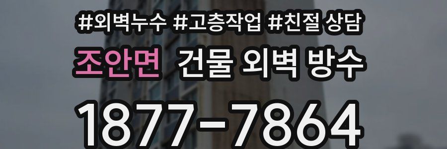 조안면 건물 외벽 방수