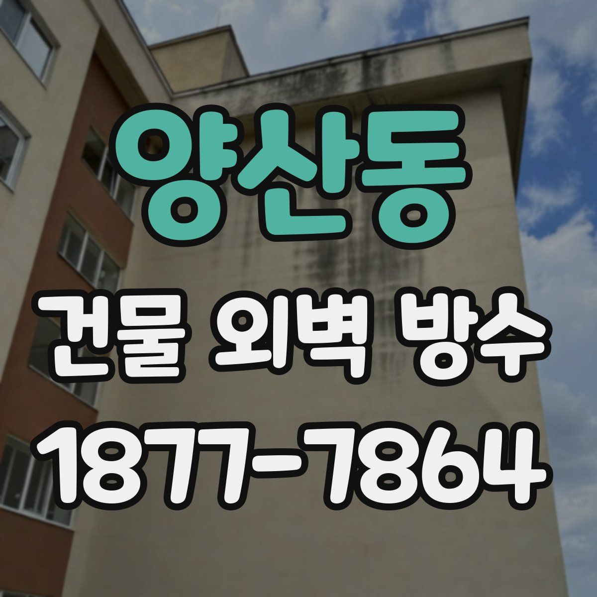 양산동 건물 외벽 방수