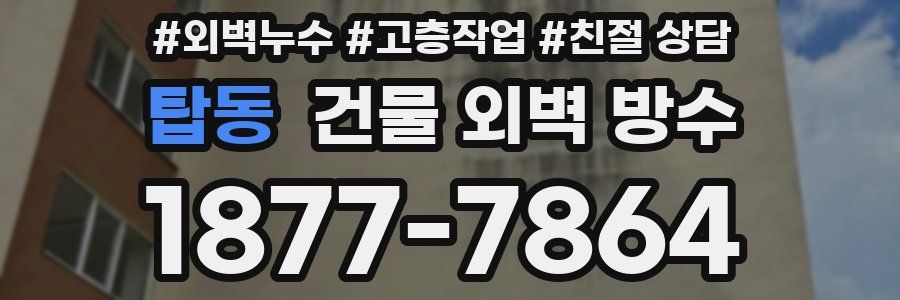 탑동 건물 외벽 방수