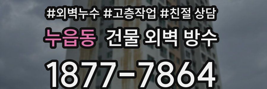 누읍동 건물 외벽 방수