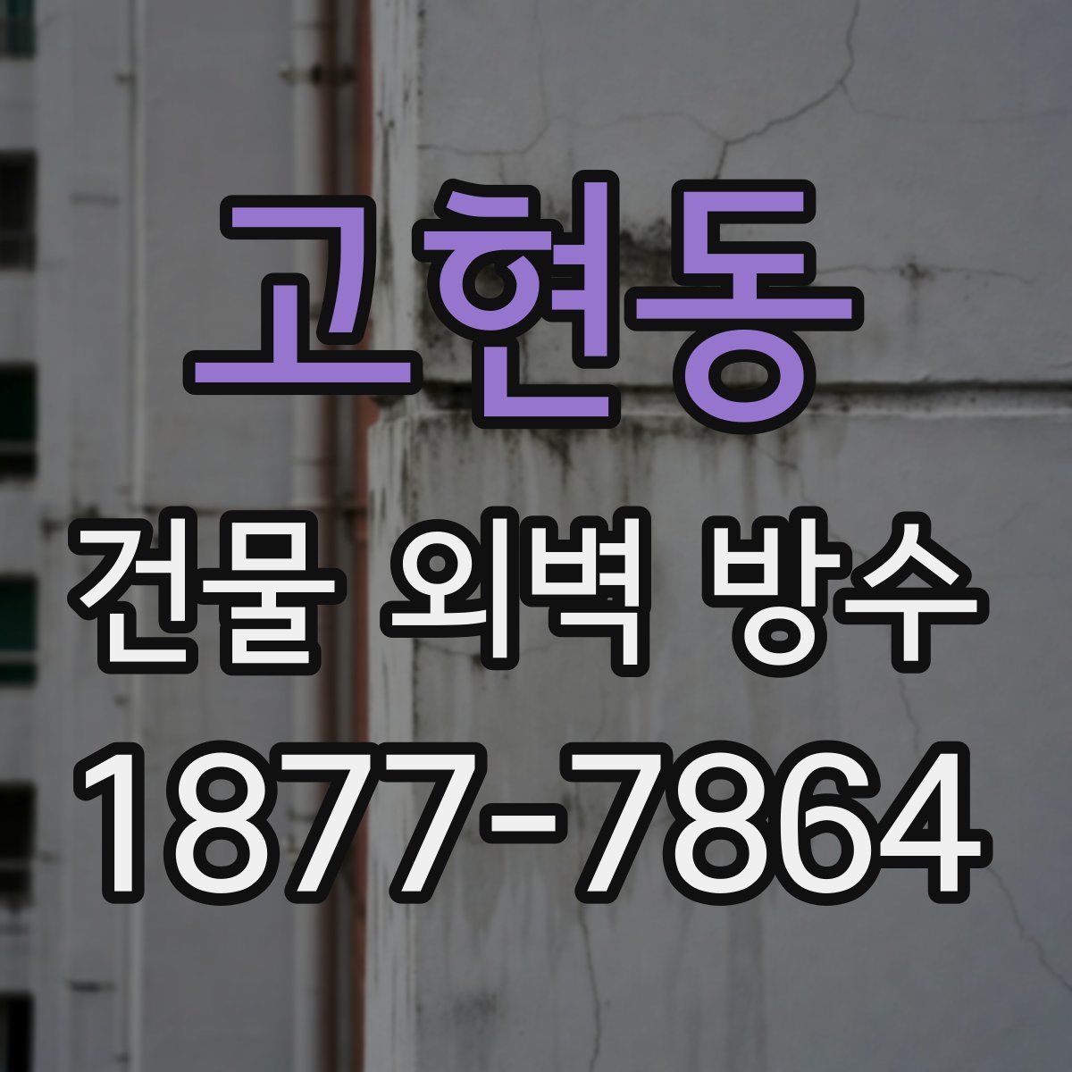 고현동 건물 외벽 방수