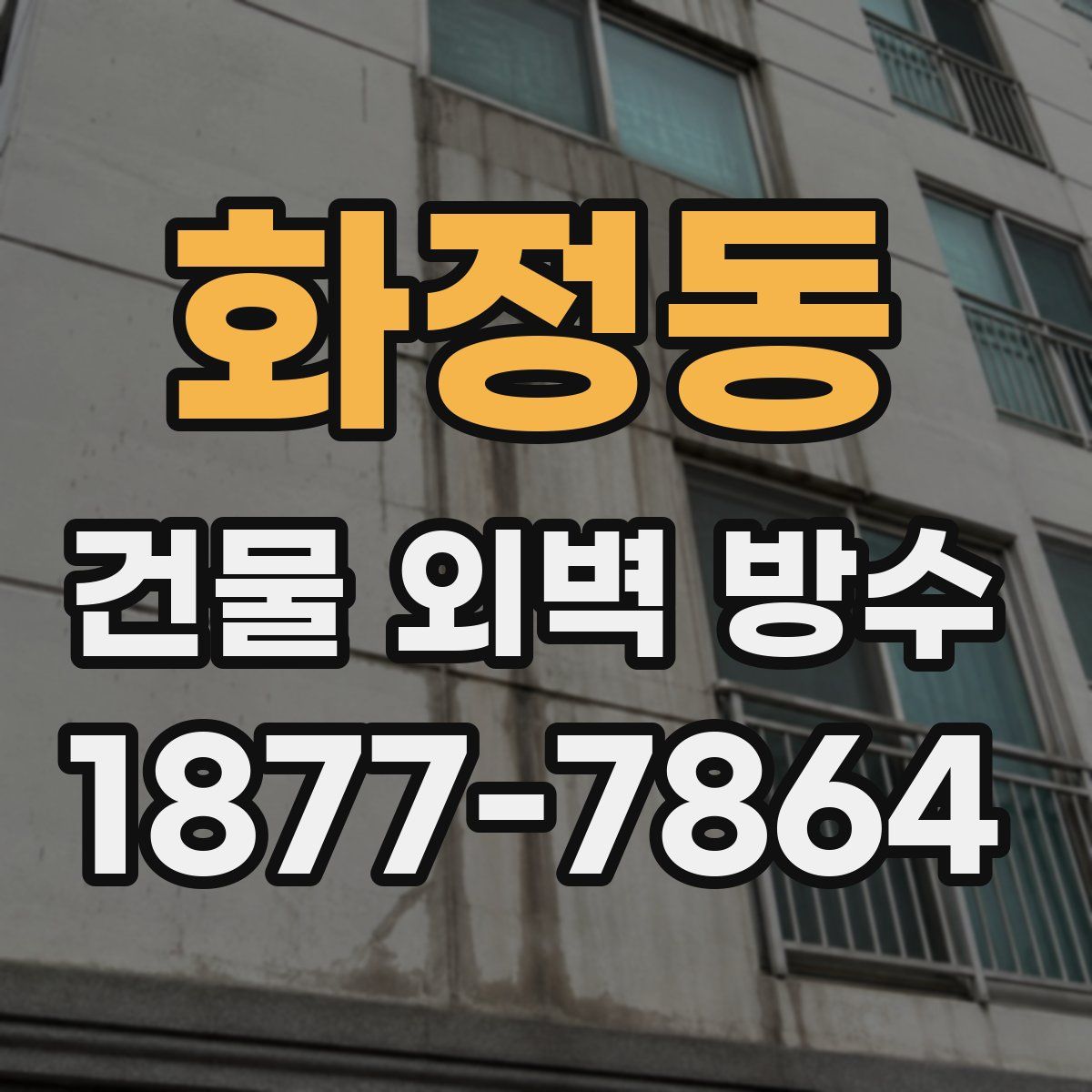 화정동 건물 외벽 방수