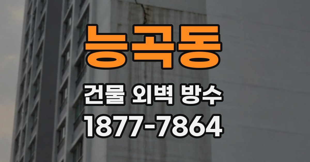능곡동 건물 외벽 방수
