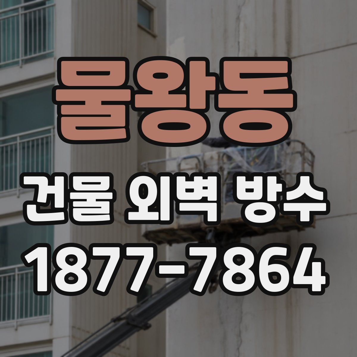 물왕동 건물 외벽 방수