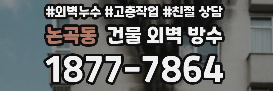 논곡동 건물 외벽 방수