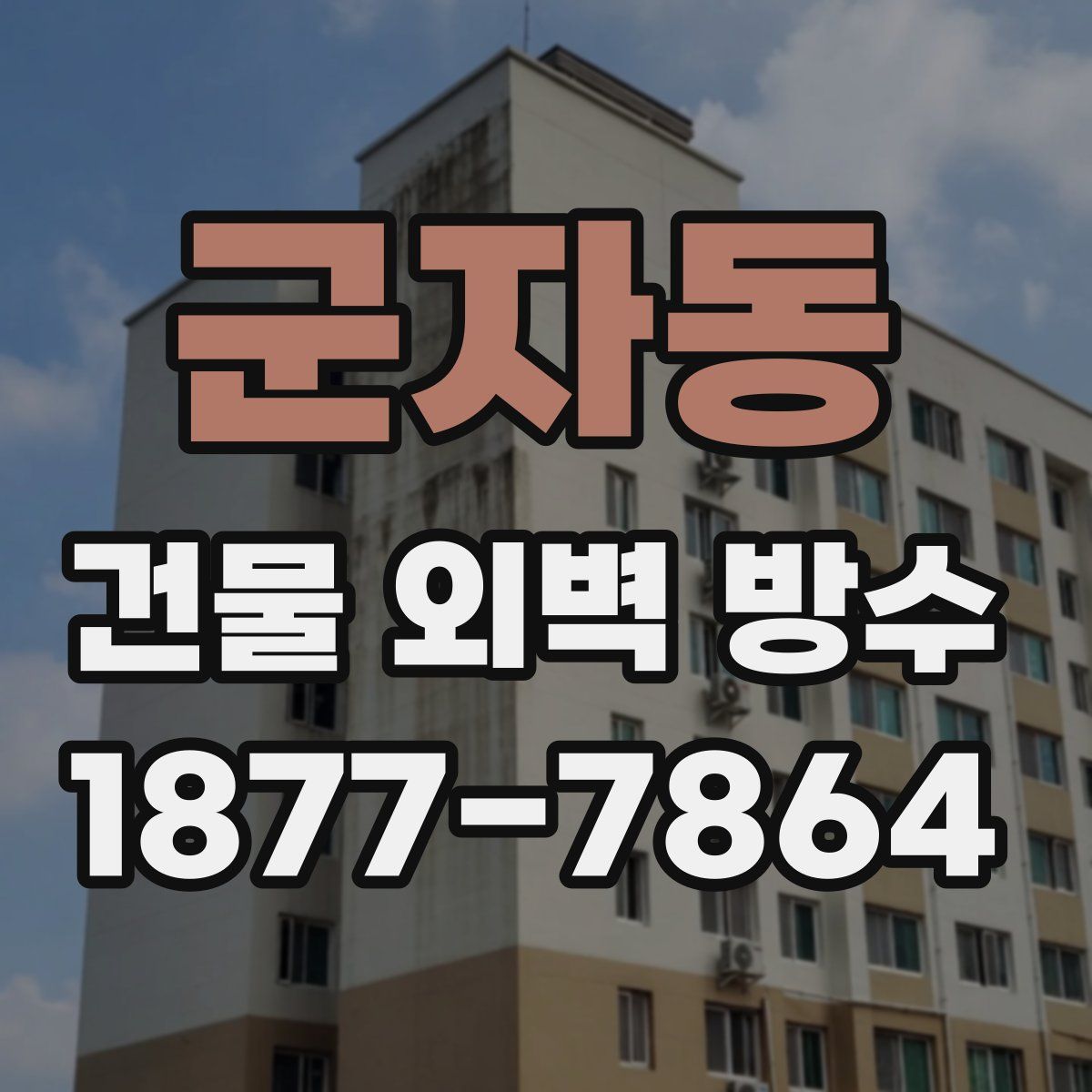 군자동 건물 외벽 방수