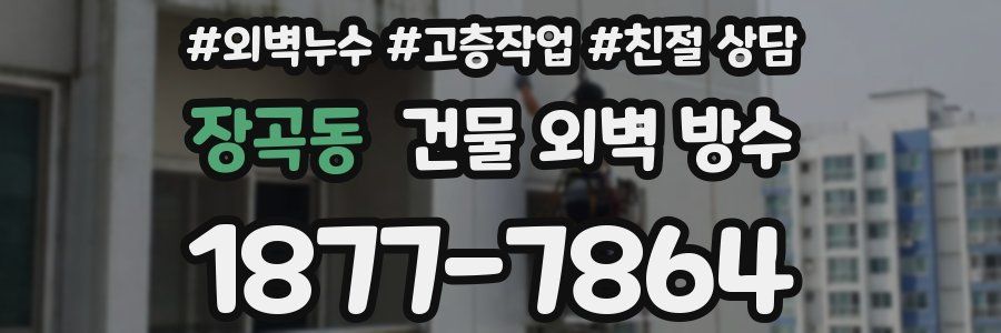 장곡동 건물 외벽 방수