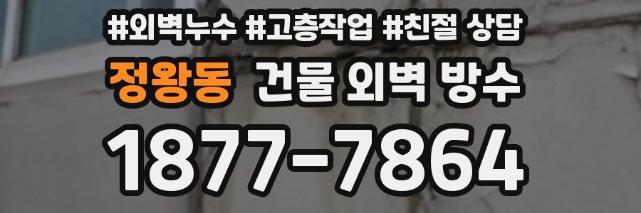 정왕동 건물 외벽 방수