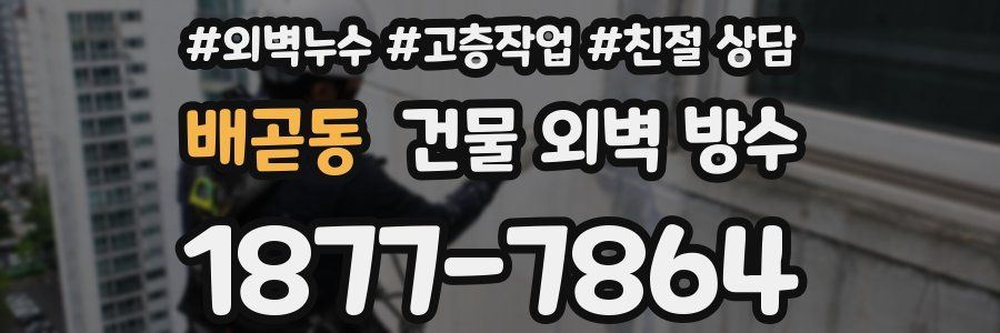 배곧동 건물 외벽 방수