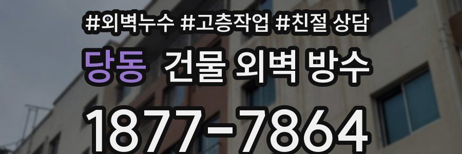 당동 건물 외벽 방수